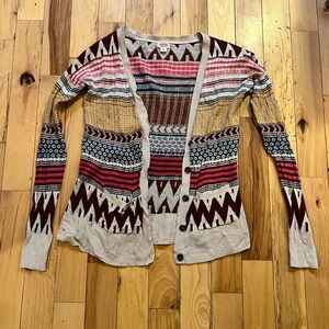 Mossimo Multicolor Patterned Women's Sweater